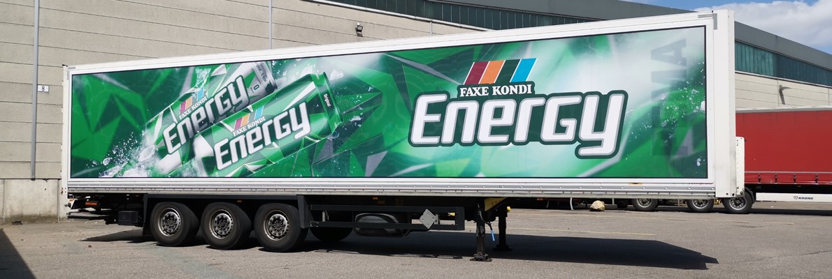Flexsign hat neues LKW-trailer für Calgros GMBH gemacht